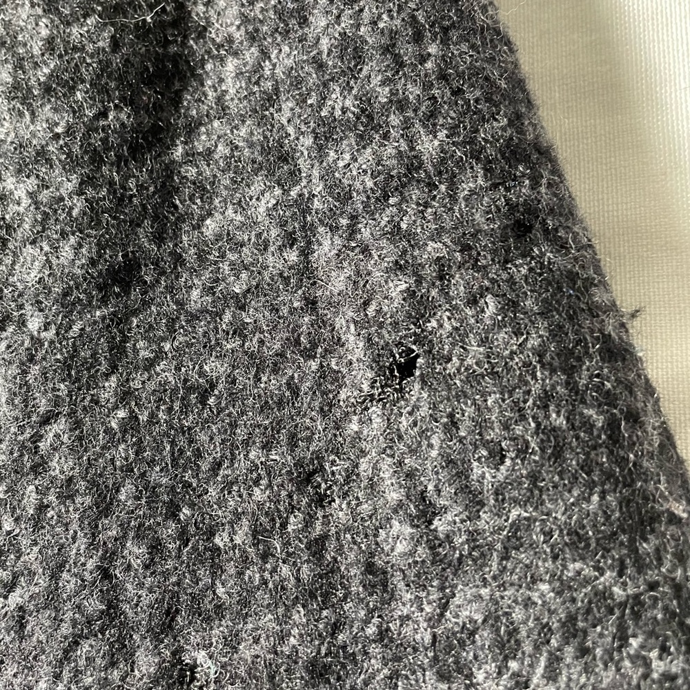 NWT Cinzia Rocca Wool Cashmere Gray Coat Womens size 6 - Picture 8 of 8